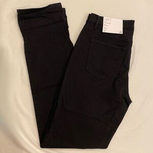 The LOFT - Girlfriend, Black Jeans - 29 tall - mid-rise - regular fit - NWT